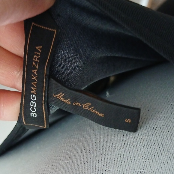 BCBG Maxazria black & white abstract midi dress size Small - Picture 10 of 15